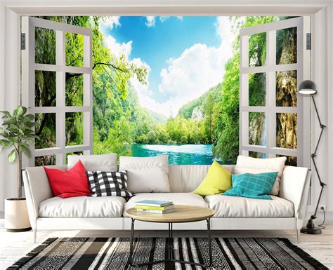 3D Landscape 1480 Wall Murals | AJ Wallpaper