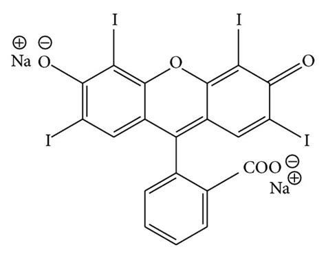 Chemical structure of erythrosine B. | Download Scientific Diagram