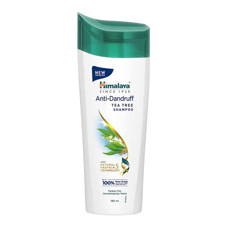 Buy Himalaya Anti-Dandruff Tea Tree Shampoo 180 ml Online at Best Price ...