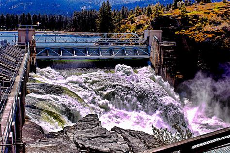 Post Falls Dam Photograph by Rusty Jeffries - Pixels