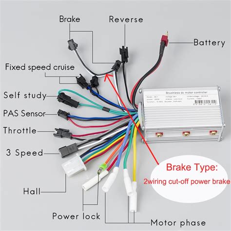 KUNRAY 24V 36V 48V 350W Brushless Controller For E... – Grandado