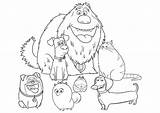 The Secret Life Of Pets Coloring Pages Print Them For Free sketch template