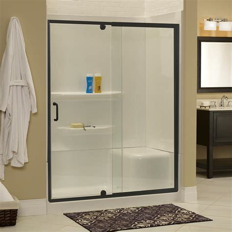 Bronze - Shower Doors - Showers - The Home Depot