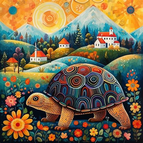 Floral Turtle Calendar Art Free Stock Photo - Public Domain Pictures