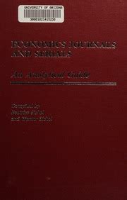 Economics journals and serials : an analytical guide : Sichel, Beatrice ...