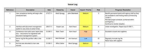 23+ Free Project Log Templates in Word Excel PDF