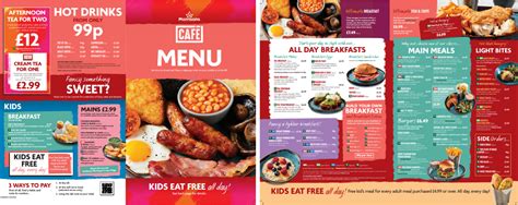 Our Morrisons Cafe Menu - Morrisons