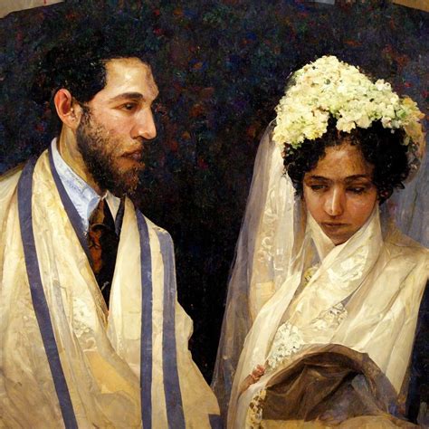 Jewish wedding. AI generated art | Jewish art, Judaica art, Jewish wedding