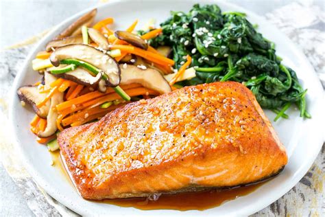 Asian Honey Glazed Salmon Recipe | Healthy Fitness Meals