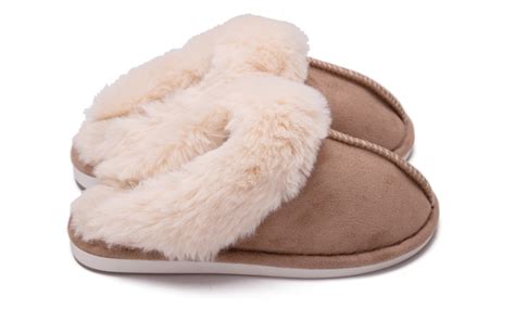 Women's Rubber Sole Plush Slippers | Groupon Goods