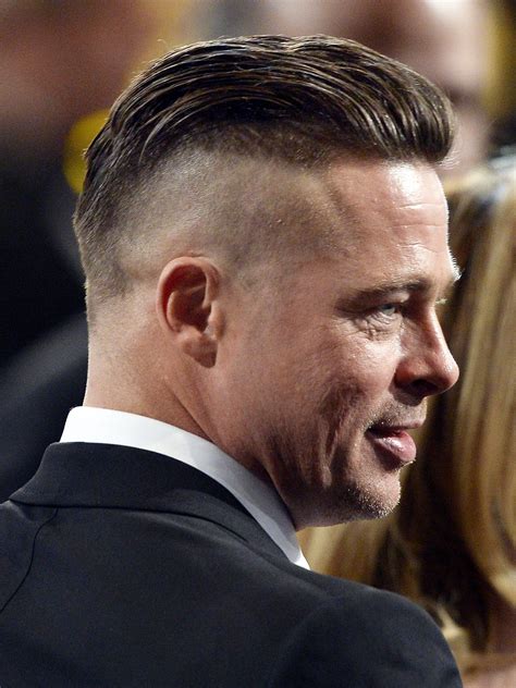 We Can All Learn from Brad Pitt's Epic Grooming Evolution | GQ Undercut Fade Hairstyle, Mohawk ...