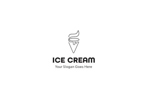 Ice Cream Logo Template [Illustrator Ai, Vector EPS] - BrandPacks