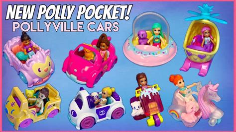 2023 Polly Pocket | Polly Cars! | Popsicle, Pineapple, Unicorn, Panda ...