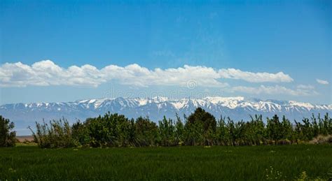 Snow Capped High Atlas Mountains Stock Photo - Image of landscape, high: 162429248