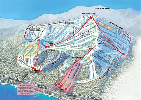 The "south lot" used to be known as Tahoe Ski Bowl - 1970 | Ski resort, Ski season, Skiing