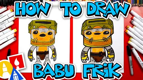 How To Draw Babu Frik From Star Wars: The Rise Of Skywalker - Art For Kids Hub