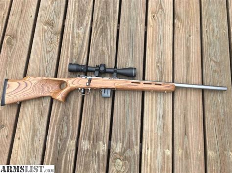 ARMSLIST - For Sale: 17HMR Stainless Savage 93R17 Thumbhole stock