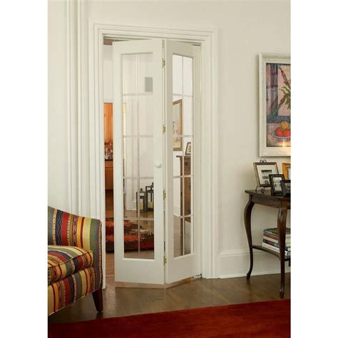 Pinecroft 30 in. x 80 in. Optique Wood Universal/Reversible Interior Bi-fold Door-873526 - The ...