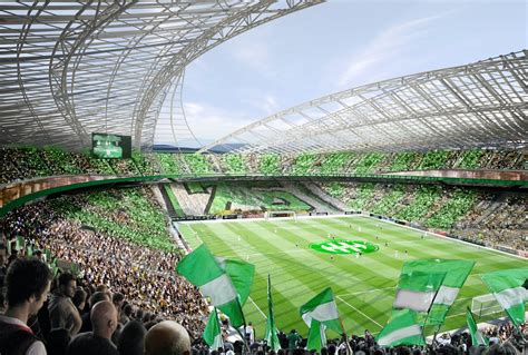 New stadium in Saint-Etienne - Architizer