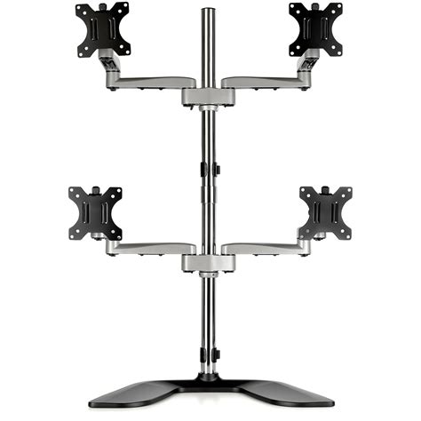 Buy StarTech.com Desktop Quad Monitor Stand - Ergonomic VESA 4 Monitor Arm (2x2) up to 32 ...