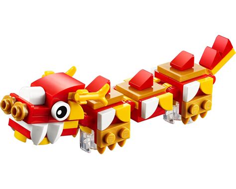 LEGO Set 40395-1 Lunar New Year Dragon (2020 LEGO Brand Store > Monthly Mini Model Build ...