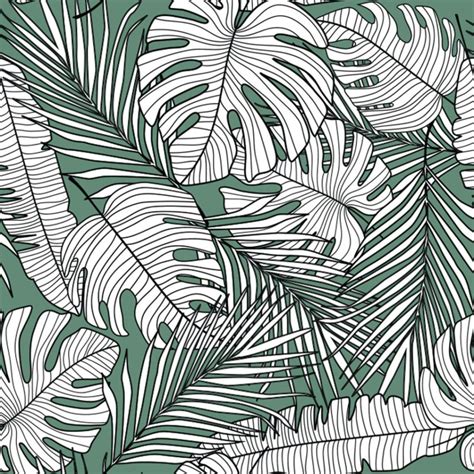 Jungle leaf wallpaper - Peel and Stick or Non-Pasted