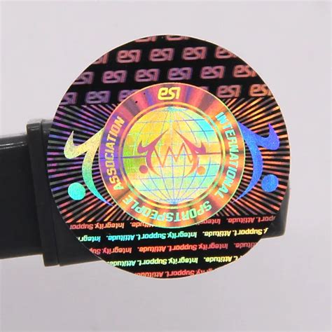 Certificate 3d Holographic Sticker/custom Hologram Adhesive Label - Buy Holographic Sticker ...