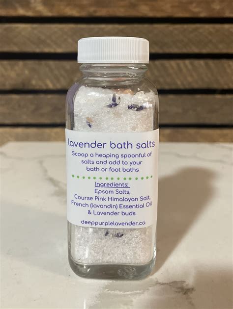 Lavender Bath salts – Deep Purple Lavender