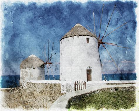 Mykonos Windmills 2.1 Photograph by Tom Reynen - Fine Art America