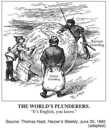 This Thomas Nast cartoon shows the competition between European nations ...