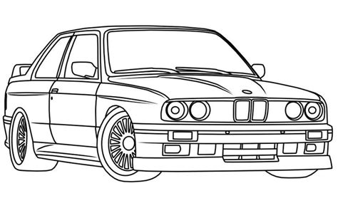 Bmw M3 Coloring Pages - AmariaxMcguire