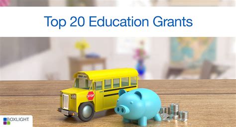 Top 20 Education Grants