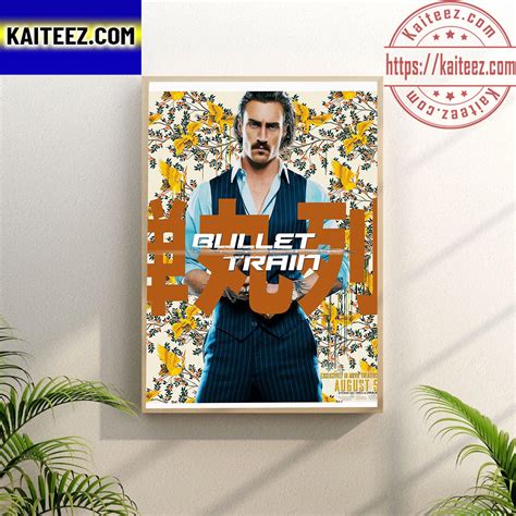 Bullet Train Tangerine Poster Canvas - Kaiteez