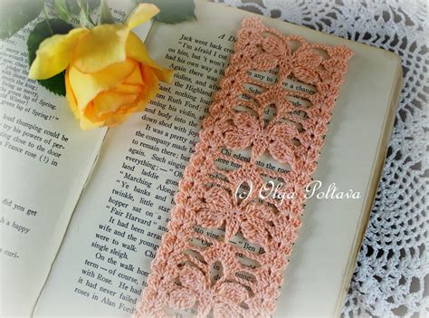 Butterflies Bookmark Crochet Bookmark Pattern Crochet Lace - Etsy