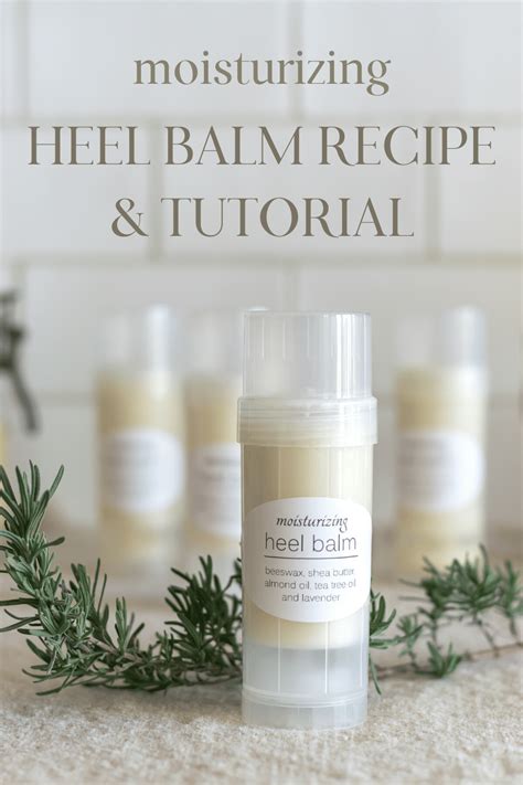 Heel Balm Recipe · Nourish and Nestle