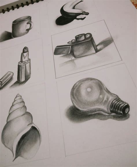 Object pencil shading | Pencil shading, Shading drawing, Color pencil art