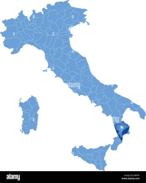 Map of Italy, Catanzaro Stock Vector Image & Art - Alamy