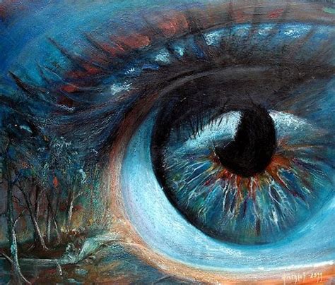 Keep an eye on the forest by frithjof | Eye art, Eyes, Wax art