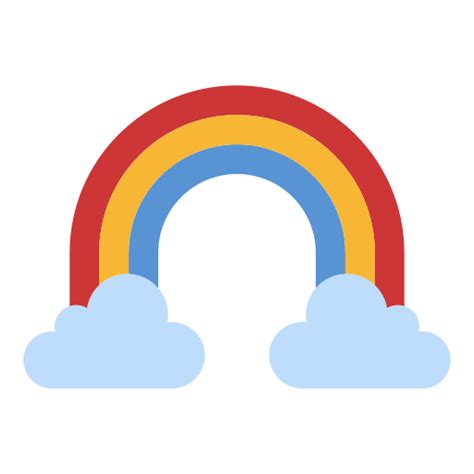 Rainbow Good Ware Flat icon