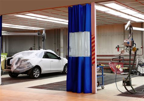 Auto Body Shop Curtains | Paint Spray Booth Curtains