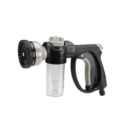 Garden Hose Nozzle With Soap Dispenser | Hose nozzle, Soap dispenser ...