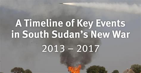 Key Events in South Sudan’s New War | Human Rights Watch