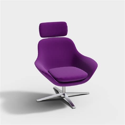 back-rest chair purple material model, back-rest chair purple free ...