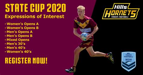 State Cup 2020 – Expressions of Interest - Hills Hornets Touch Football