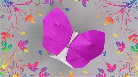 DIY - ORIGAMI BUTTERFLY BOX WITH SECRET MESSAGE - TUTORIAL / GIFT IDEAS - YouTube