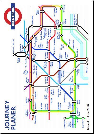 Brentford Tube Map | Brentford, Waterman, Orangery