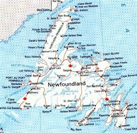 Explore the Beautiful Landscapes of Newfoundland on a Map