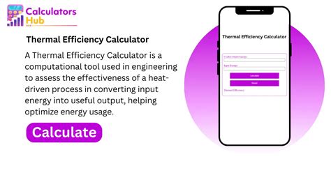 Thermal Efficiency Calculator Online