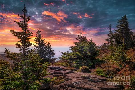 A Blue Ridge Mountains Sunrise Photograph by Shelia Hunt - Fine Art America