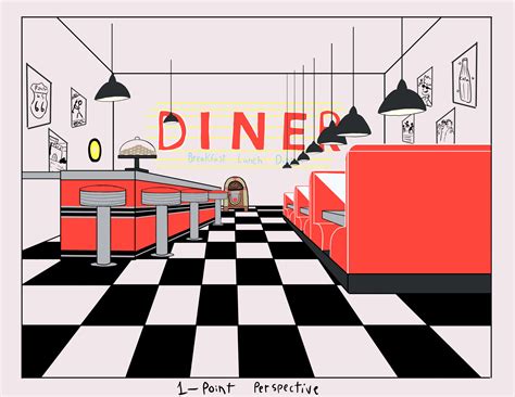 1950s Diner Background